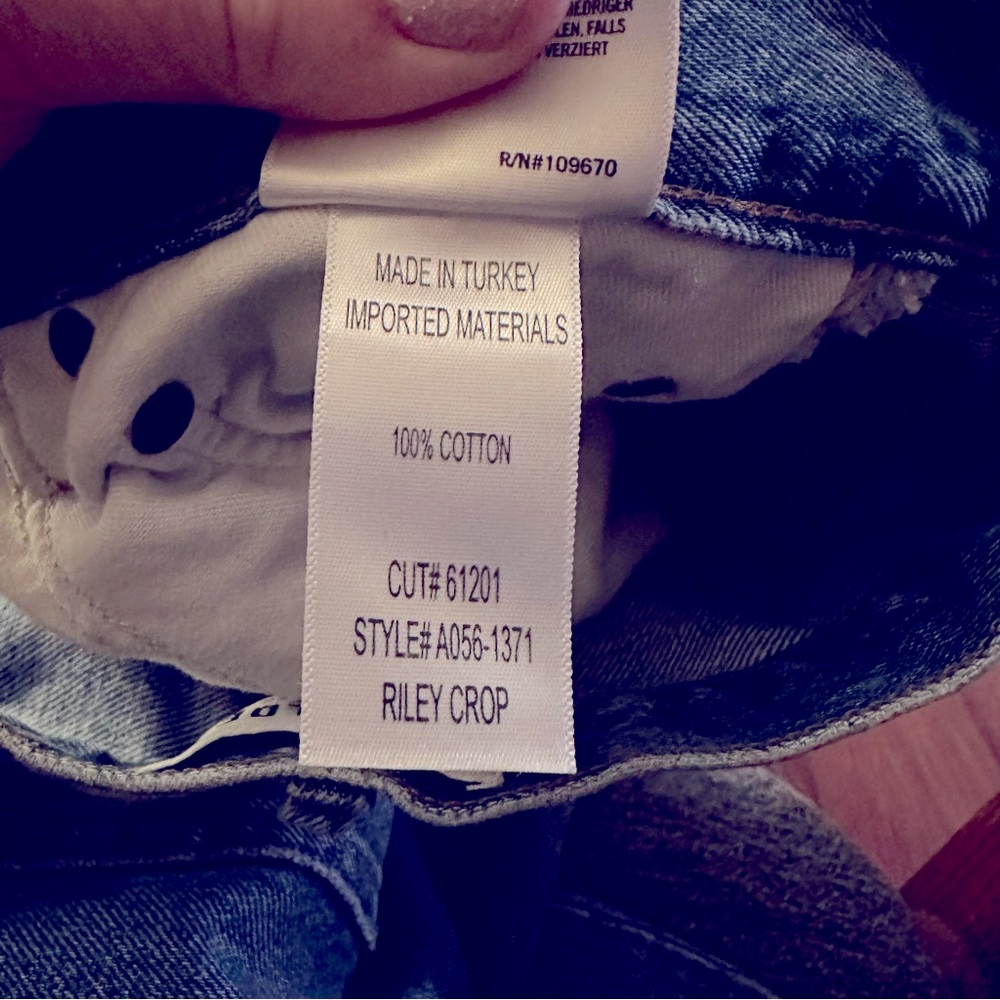 Agolde Riley Crop Jeans - Picture 8 of 10
